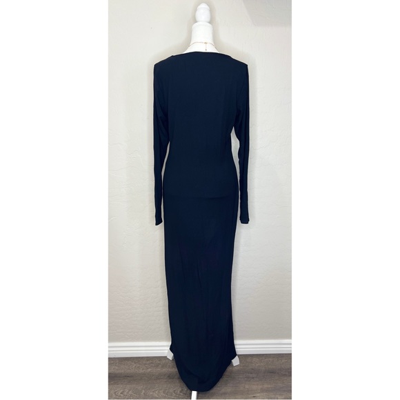 NEW SKIMS Soft Lounge Long Sleeve Dress Black XL - Picture 5 of 5